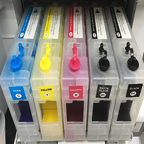 KIT DE CARTUCHOS LLENOS (5 COLORES) DE 700ml CON CHIP SURECOLOR SC SERIE T